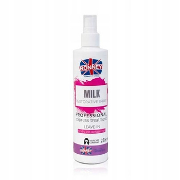 RONNEY Professional Milk Restorative Spray - Mleczko do włosów, 285ml
