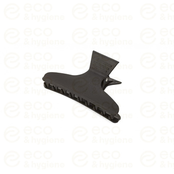 Klipsy fryzjerskie szczęki czarne – 12 szt.