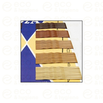 Wsuwka karbowana 6 cm mix beż – 100 szt.