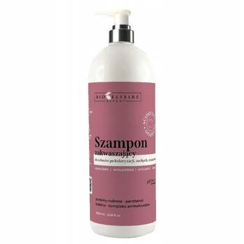 BIOELIXIRE Szampon do włosów farbowanych zakwaszający - 1000ml
