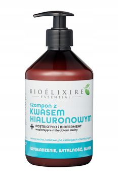 Bioelixire Kwas hialuronowy Szampon nawilżający z postbiotykami 500 ml