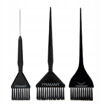 FRAMAR Family Pack Black Brush Set 3 Pieces