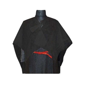 Peleryny fryzjerskie jednorazowe włókninowe do strzyżenia długie czarne 25 szt.