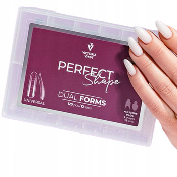 Victoria Vynn Formy Górne PERFECT SHAPE DUAL FORMS Universal 120 szt.