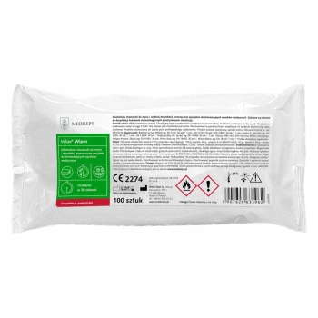 MEDISEPT chusteczki do mycia i szybkiej dezynfekcji małych powierzchni 100szt