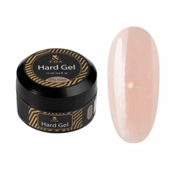 FOX Żel budujący Hard Gel Glitz Nude 15ml
