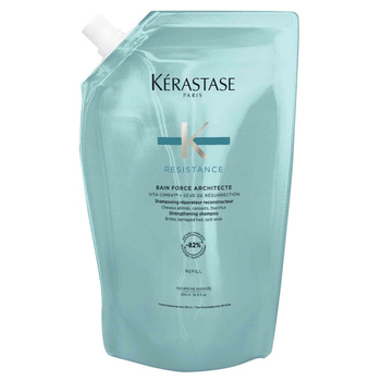 Kérastase Resistance Architecte Refill regenerująca kąpiel do włosów zniszczonych i osłabionych opakowanie uzupełniające 500ml