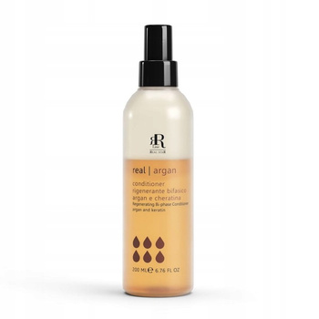Odżywka dwufazowa do włosów regenerująca arganowa z keratyną w sprayu 200 ml RR Line Argan Star