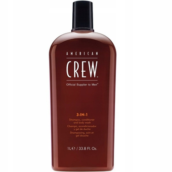 American Crew 3w1 Classic szampon odżywka i żel pod prysznic 1000 ml