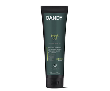 Man 42 Żel do tonowania siwizny włosów i brody Dandy Beard & Hair Black Gel For Men - 150 ml