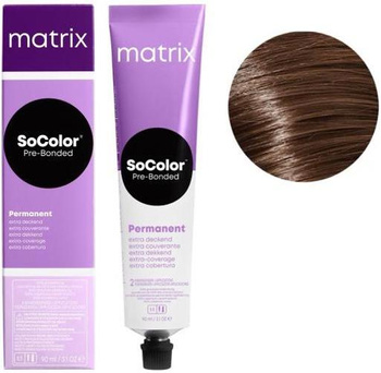 Matrix SoColor Pre-Bonded Permanent Color 504N Medium Natural Brown 90ml