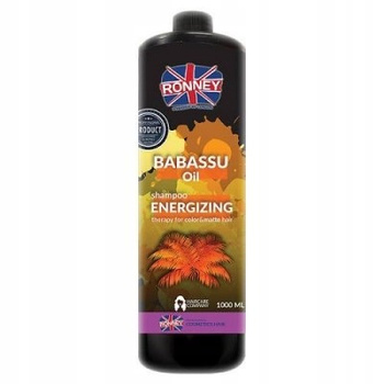 RONNEY Szampon energetyzujący - olej babassu, 1000ml