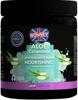 Ronney Maska Do Włosów Aloes i Ceramidy Nawilża 1L