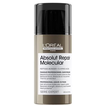 Loreal MOLECULAR ABSOLUT REPAIR Maska wzmacniająca z peptydami b/s 100ml
