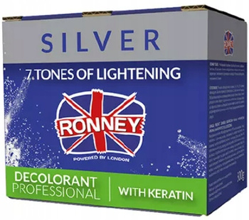 RONNEY Profesjonalny bezpyłowy rozjaśniacz do włosów z Keratyną 500g