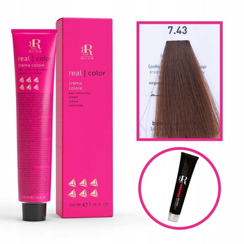 RR 7.43 Crema Colore Biondo Rame Dorato 100 ml