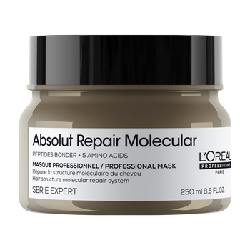 Loreal Absolut Repair Molecular maska odbudowa włosy zniszczone 250 ml