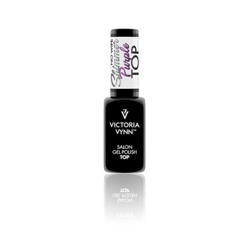 Victoria Vynn top hybrydowy Purple z drobinkami no wipe 8ml
