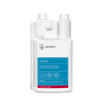 Medisept Alodes N płyn do mycia i dezynfekcji narzędzi fryzjerskich 1l