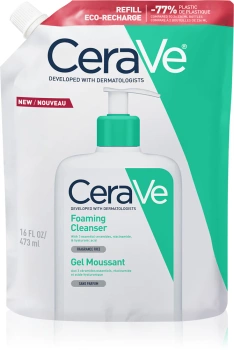 CeraVe Żel Oczyszczający do Mycia, Skóra Normalna i Tłusta 473ml Refill