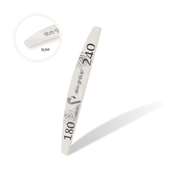  Aba Group Pilnik do paznokci PÓŁKSIĘŻYC 180/240 SLIM - FLAMING 25szt.