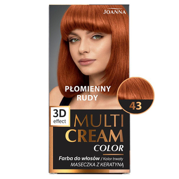 MULTI CREAM COLOR Farba  Płomienny rudy /43/