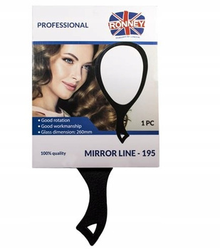 RONNEY Profesjonalne Lusterko z Rączką