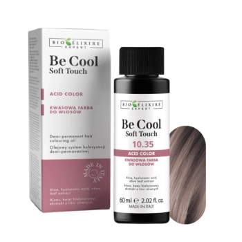 BIOELIXIRE Kwasowa farba do włosów Be Cool SOFT TOUCH - 10.35 Platynowy mahoniowy złoty blond / Platinum Mahogany Golden Blonde - 60ml