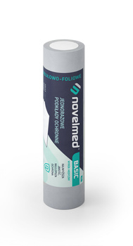 Novelmed podkład szary podfoliowany serweta 33x48 cm x 19,2 m 