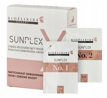 Bioelixire SUNPLEX Kuracja regenerująca do włosów zniszczonych 5x5ml