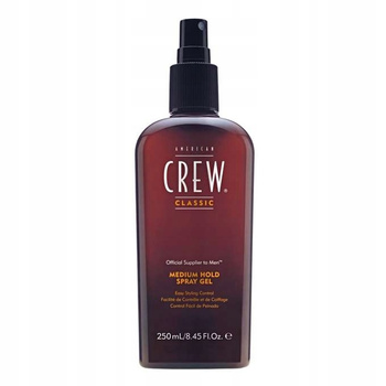 American Crew Medium Hold Spray Gel Żel Średnio Utrwalający Do Włosów W Sprayu 250ml