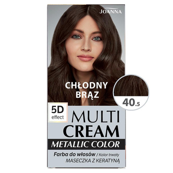 MULTI CREAM COLOR metallic Farba  Chłodny brąz /40.5/