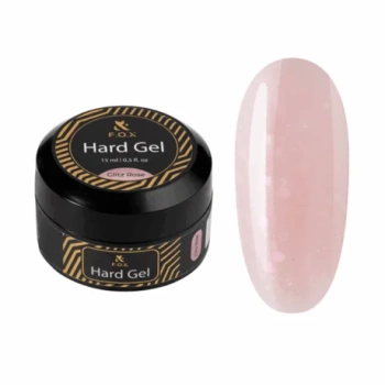 FOX Żel budujący Hard Gel Glitz Rose 15ml