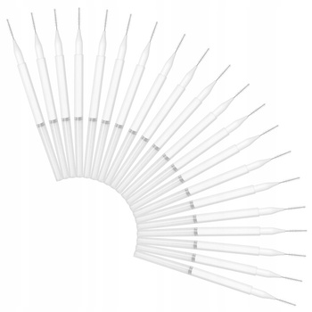 Mikroszczoteczki do Laminacji Brwi Białe 20szt.