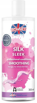 Ronney Silk Sleek Odżywka Do Włosów Cienkich i Matowych Nawilżająca 300ml