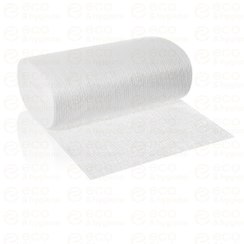 Chusteczki ekologiczne jednorazowe biodegradowalne PERŁA bezgilzowe rolka 25x20 – 100 szt.