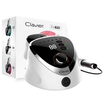 Clavier FX820 Frezarka kosmetyczna do paznokci manicure 65W - BIAŁA