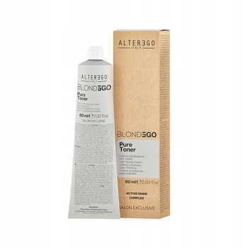 ALTER EGO BLONDEGO PURE TONER WHITE - TONER BEZ AMONIAKU BIAŁY 60ml