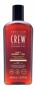American Crew CL 3in1 Ginger&Tea - szampon, odżywka, żel pod prysznic 450ml
