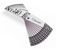 Clavier Pilnik łódka zebra 180/240 10szt