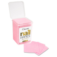 CLAVIER Waciki bezpyłowe perforowane w pudełku 200szt. – różowe