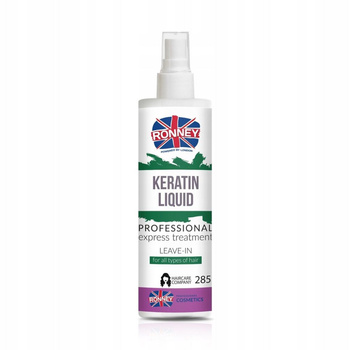Ronney Keratin Liquid Spray regenerujący, keratyna do włosów 285 ml