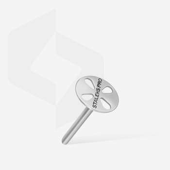 STALEKS Wydłużony dysk do pedicure PODODISC S EXPERT oraz zestaw pilników jednorazowych 180 grit 5 szt (20 mm)