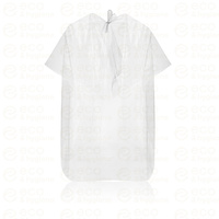 Pelerynki fryzjerskie jednorazowe foliowe BEZBARWNE ECONOMIC – 50 szt.