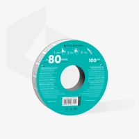 STALEKS Wymienna taśma ścierna biała samoprzylepna EXPERT 100 grit do plastikowego pudełka