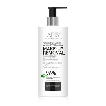Apis Professional Żel do mycia twarzy oczyszczający z aktywnym węglem i srebrem 300ml