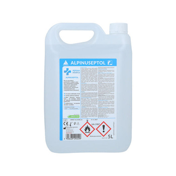 ALPINUS MEDICA ALPINUSEPTOL GREEN TEA Płyn do dezynfekcji powierzchni i wyposażenia salonów kosmetycznych i medycznych 5000ml
