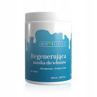 Bioelixire S Argan Regenerująca maska do włosów 1000 ml (niebieska)