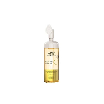 Apis RE-VIT C Home Care Rozświetlająca pianka do mycia twarzy z witaminą C 150ml